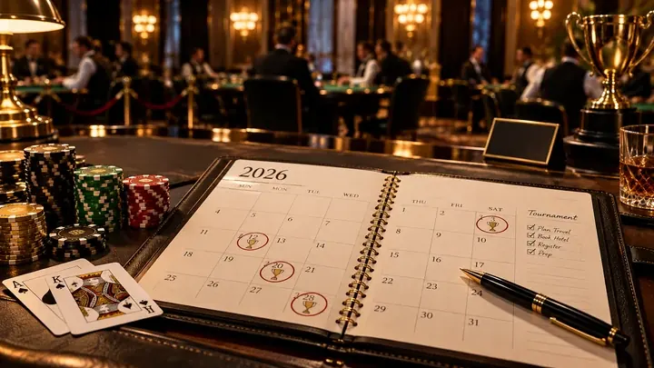 Blackjack tournament calendar representing Canadian tournament opportunities